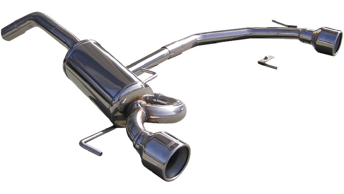 100%25+Inox+%C3%89chappement+Double+sur+mesure+pour+Alfa+Romeo+147+2.0+TS+%28150cv%29+2001-+Droite%2FGauche+102mm